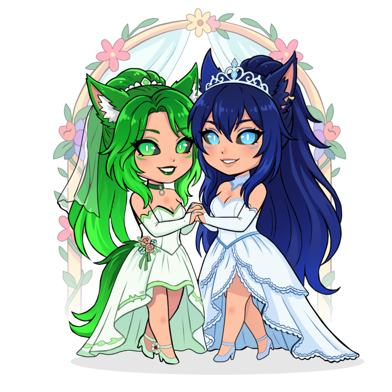 Vector Amalija - Selena Chibi Wedding